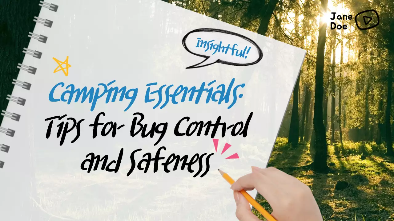 Green Rustic Camping Guide YouTube Thumbnail