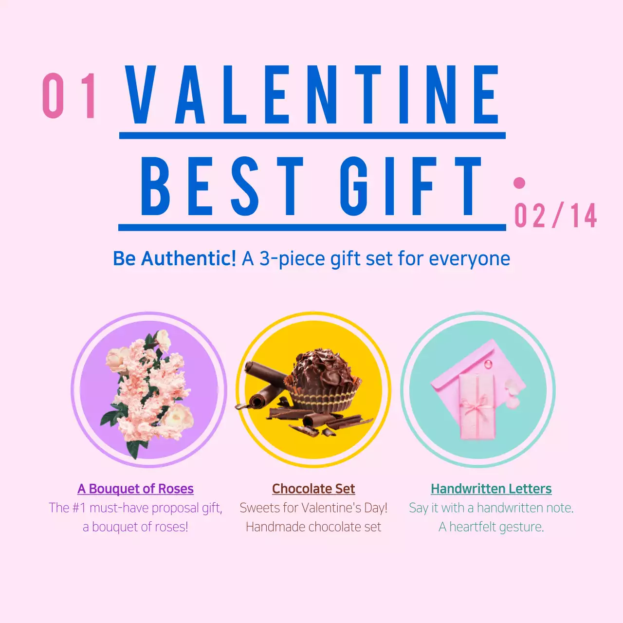 Pink Modern Valentine's Promotion Instagram Post