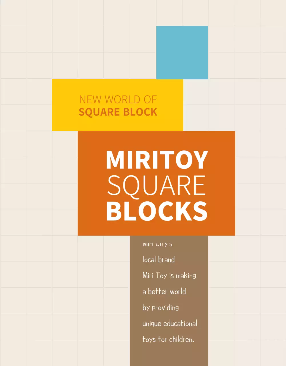 Orange Modern Educational Promotion Poster