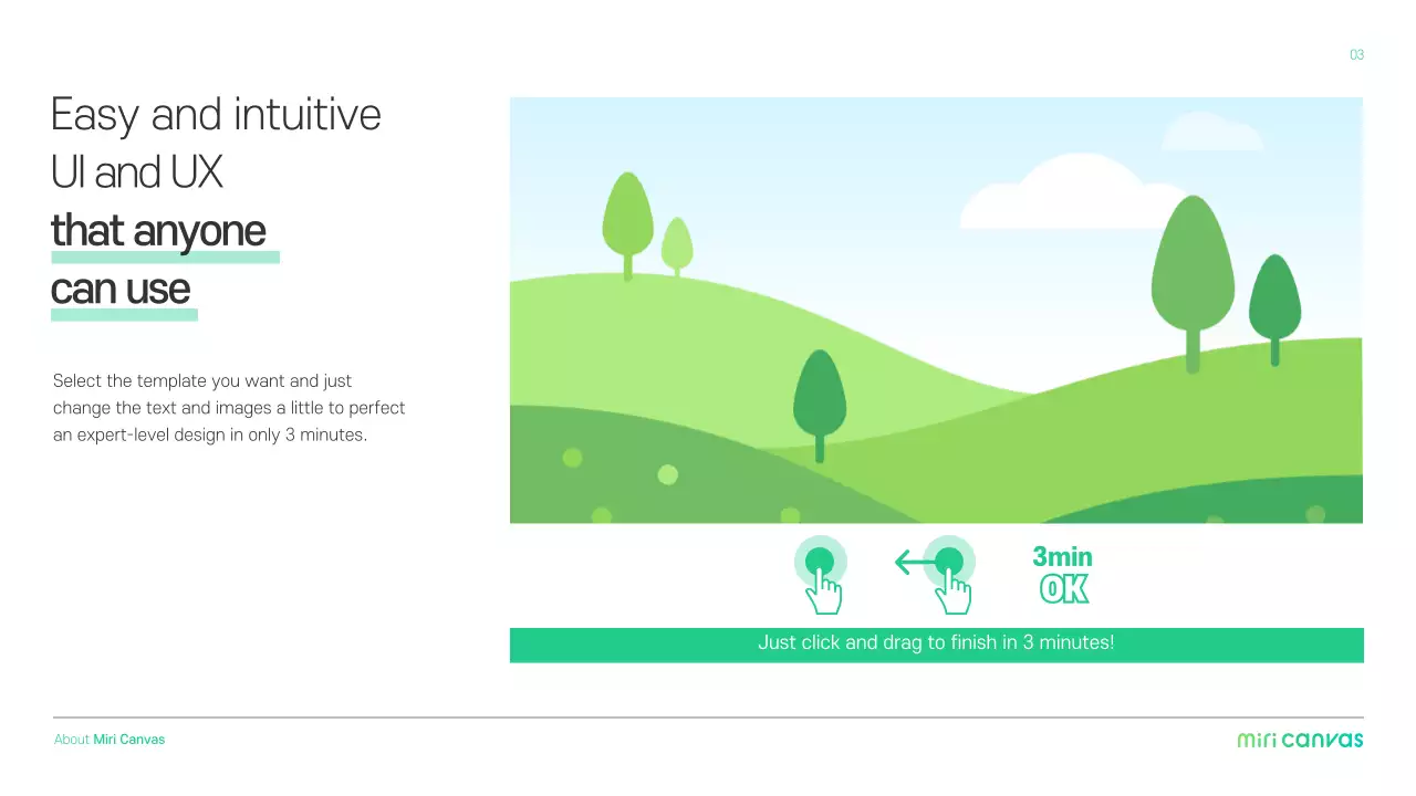 Mint Modern Design Promotion Presentation