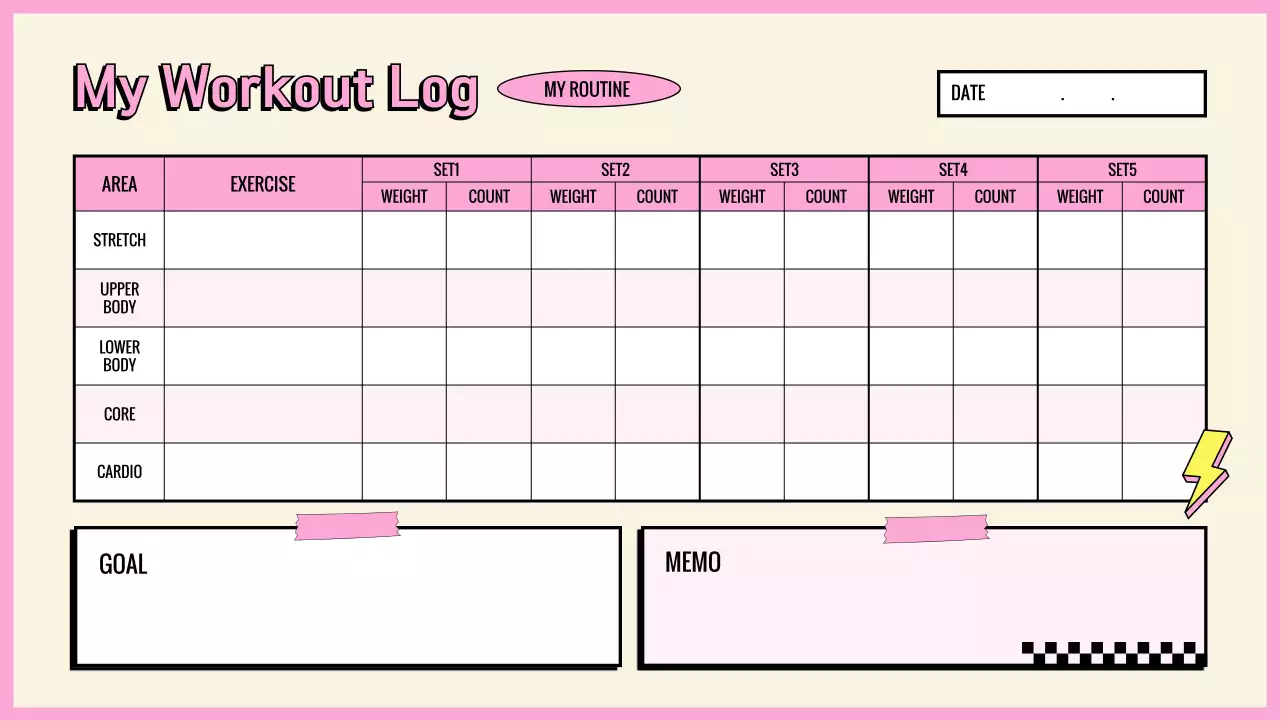Light purple and ivory color hobby diary template