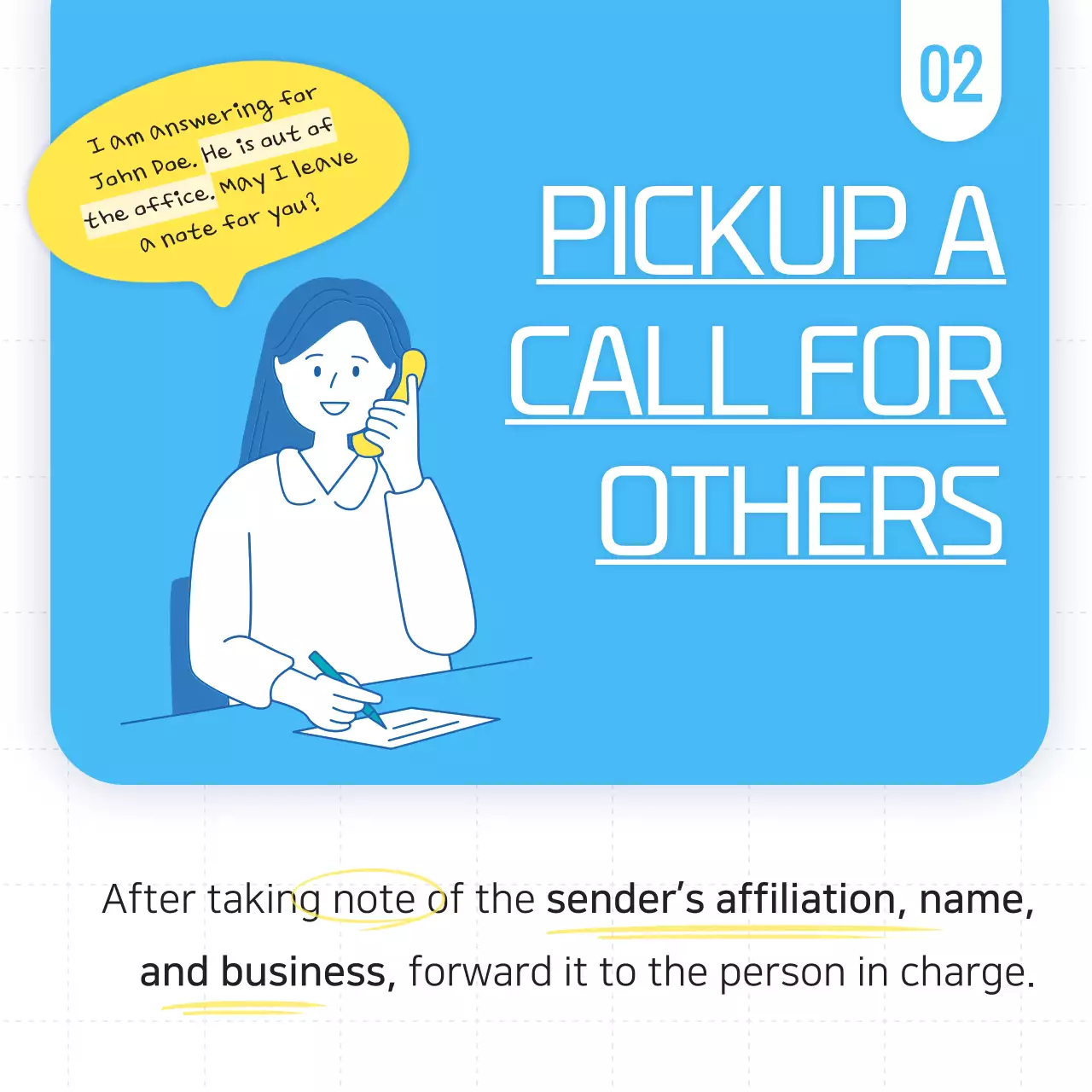 Guia de telefone profissional azul Instagram Carousel