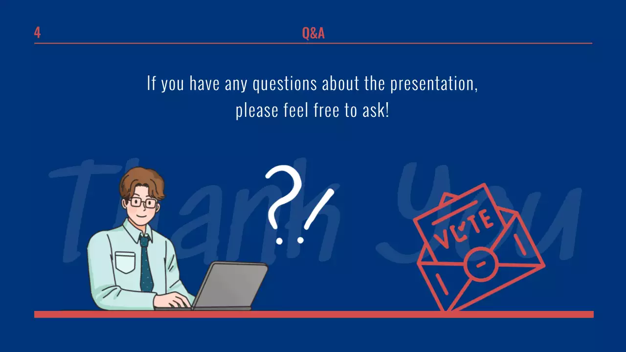 French presidential election comparison presentation with a blue and red infographic theme