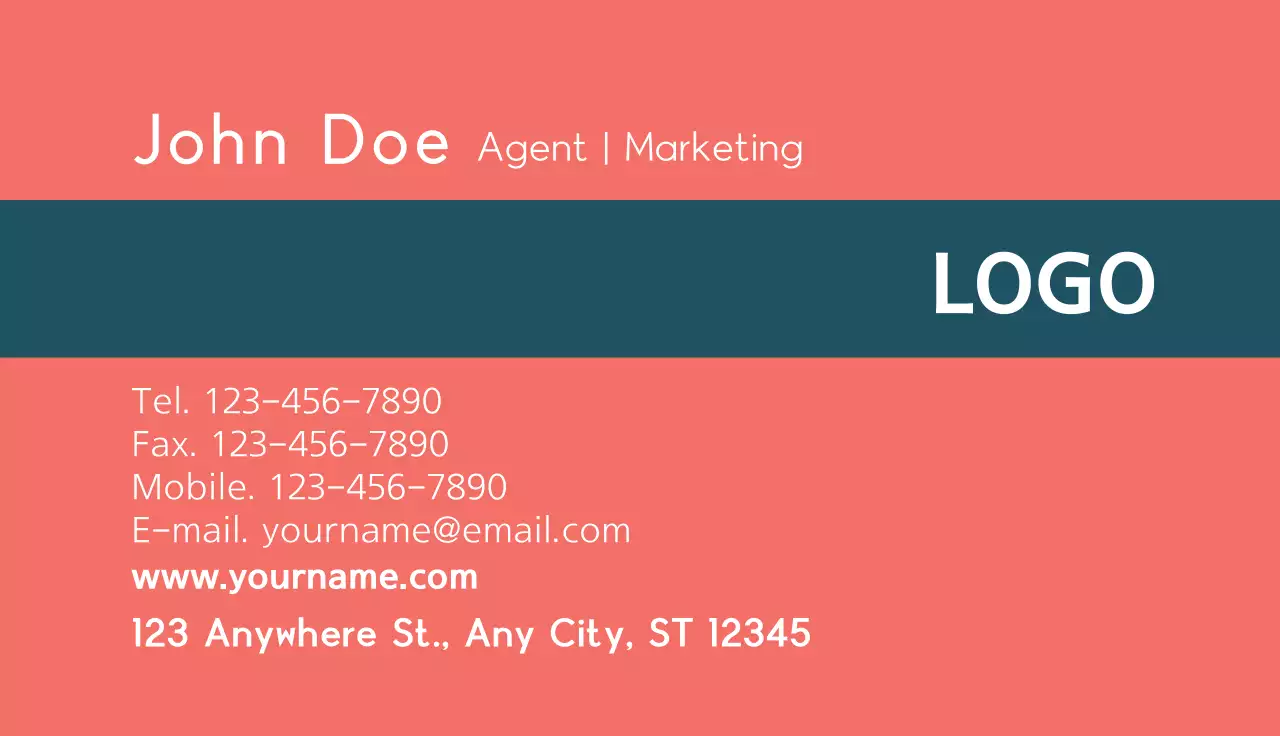 Corporate business cards