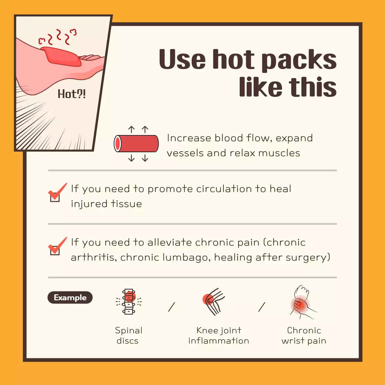 Contextualized poultices with yellow and brown cartoon concepts