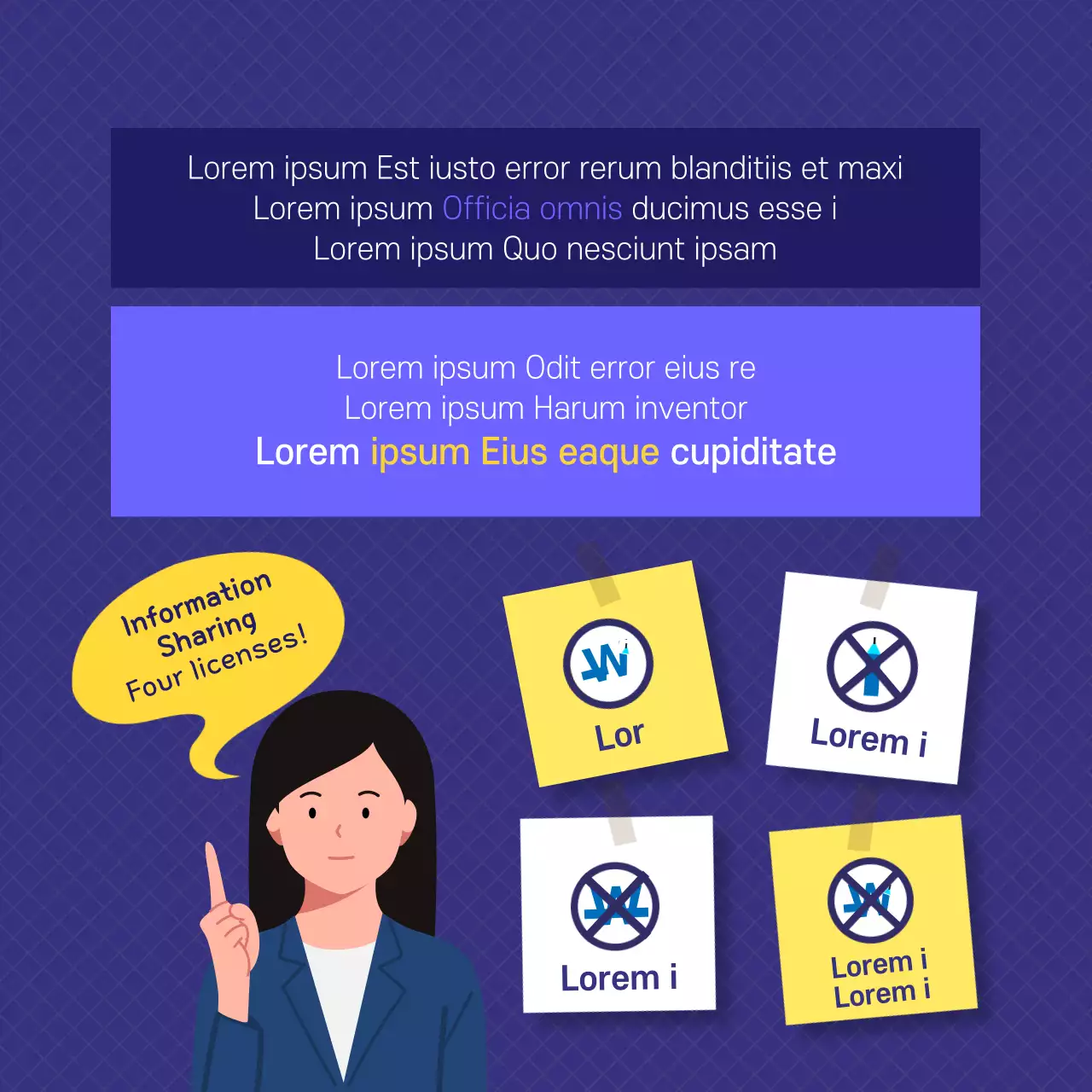 Purple Modern Fair Use Promotion Instagram Carousel