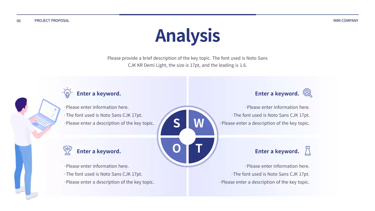 Blue Modern Project Proposal Document Presentation