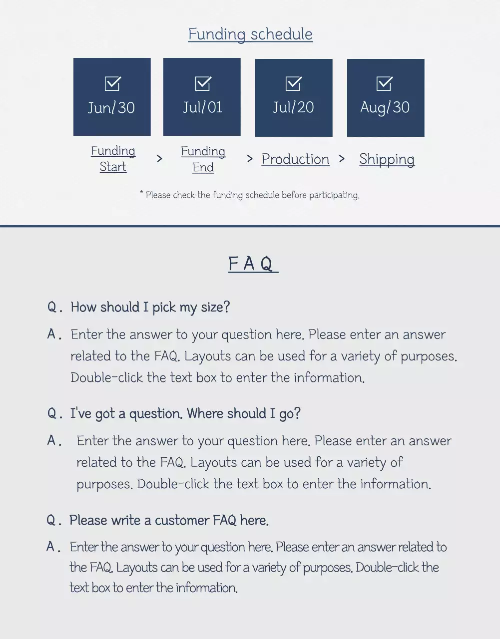 Navy Simple Sneakers Advertisement Poster