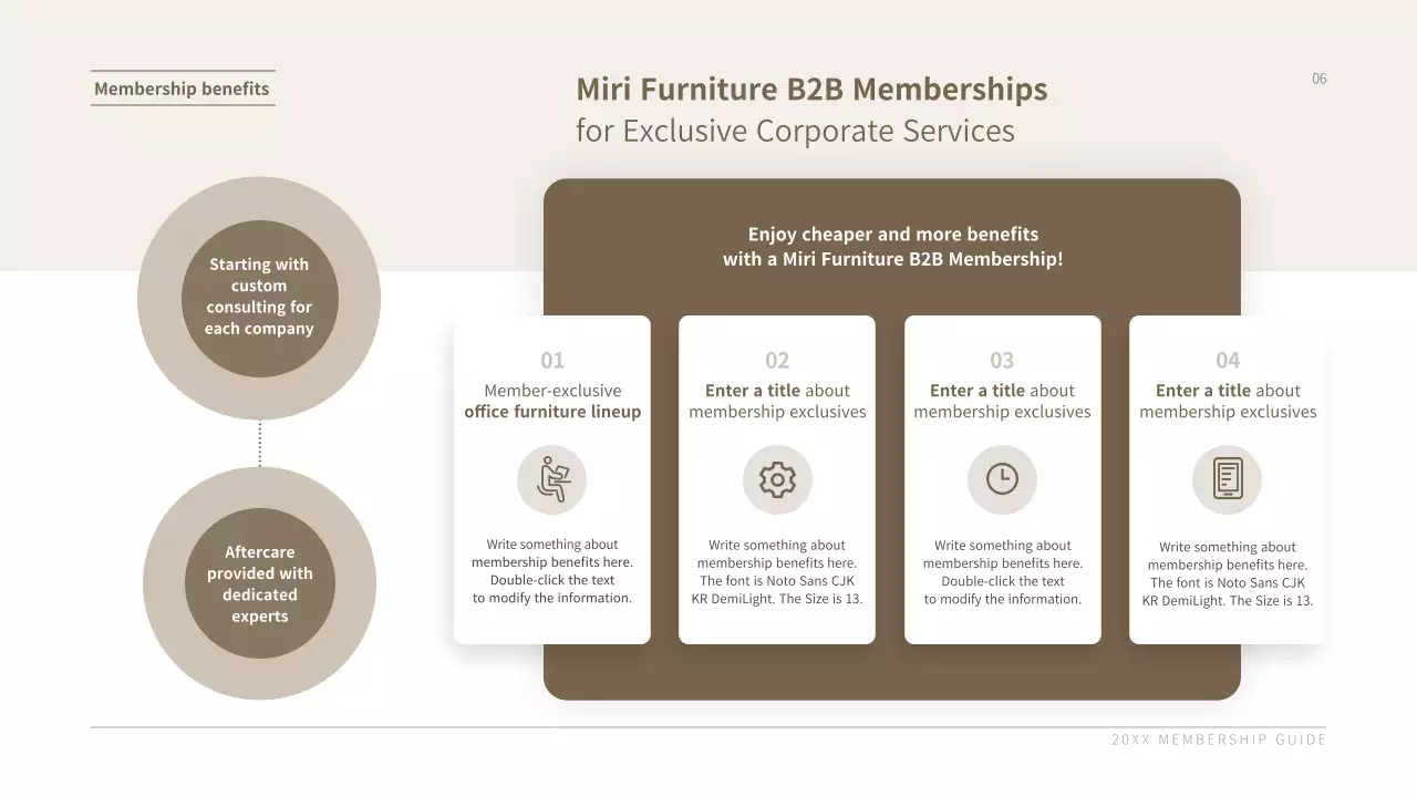 Braunton's Enterprise Furniture Affiliate Service Proposal Presentation