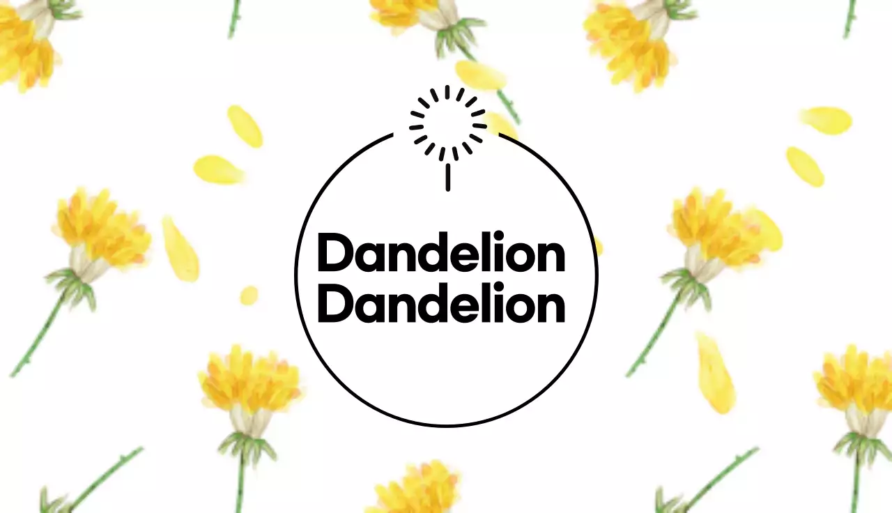 Yellow Simple Beverage Promotion Business Card