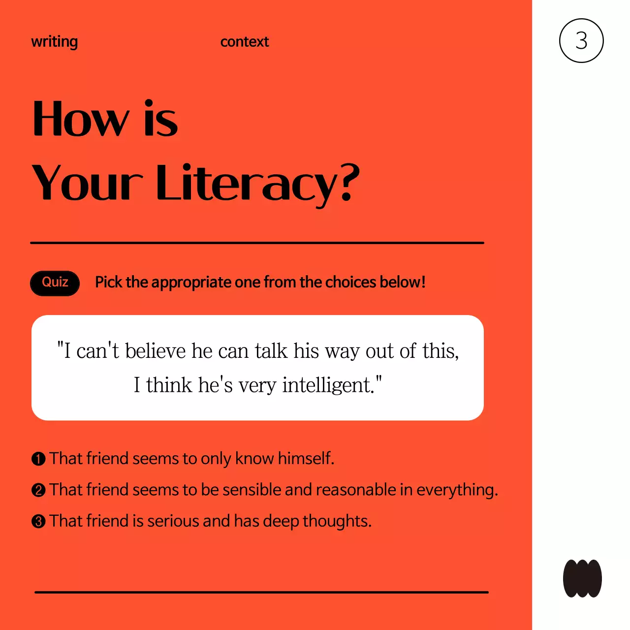 A simple, orange and red guide to edu-school information