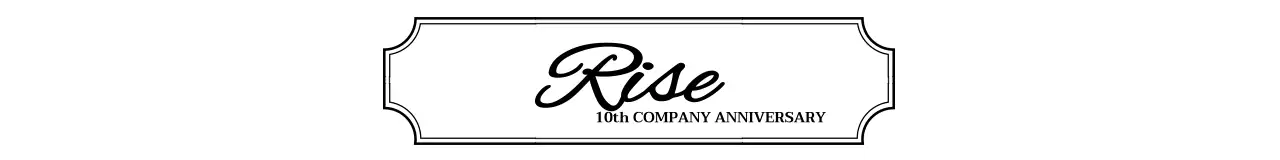 Hadiah ulang tahun perusahaan dengan garis tepi hitam dan logo perusahaan yang sederhana