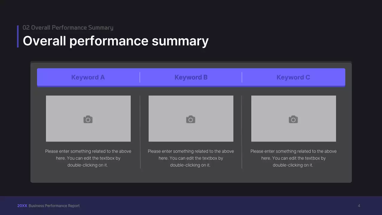 Purple, three-dimensional UI concept business presentation kit