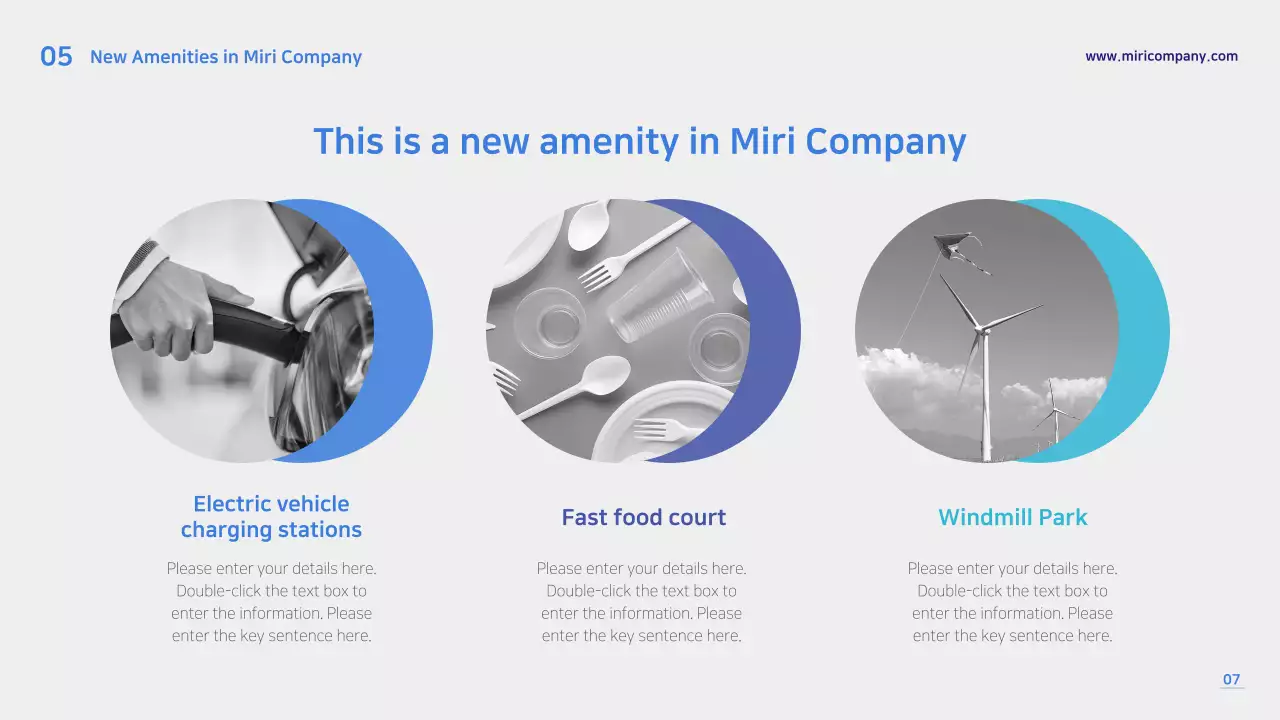 Blue Modern Business Report Presentation