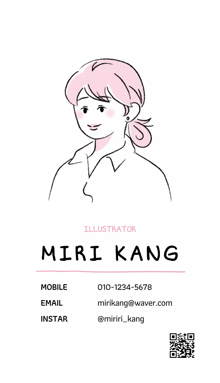 Giới thiệu và kinh doanh Illustrator với hình minh họa người với màu pastel hồng và tím