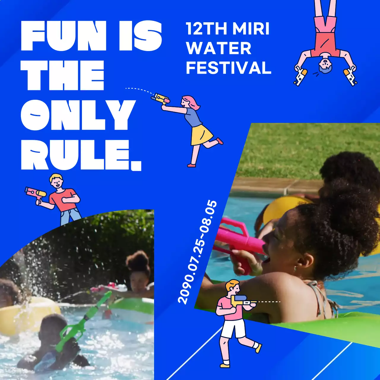 블루트렌디 페스티벌 프로모션 소셜미디어 포스트