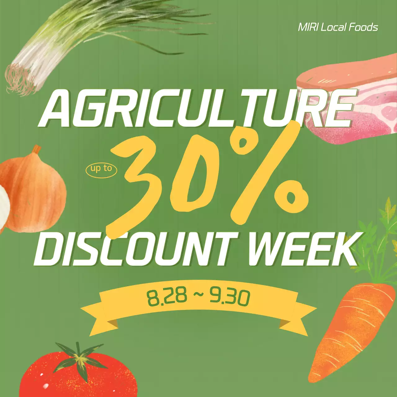 Green Modern Agriculture Promotion Instagram Carousel