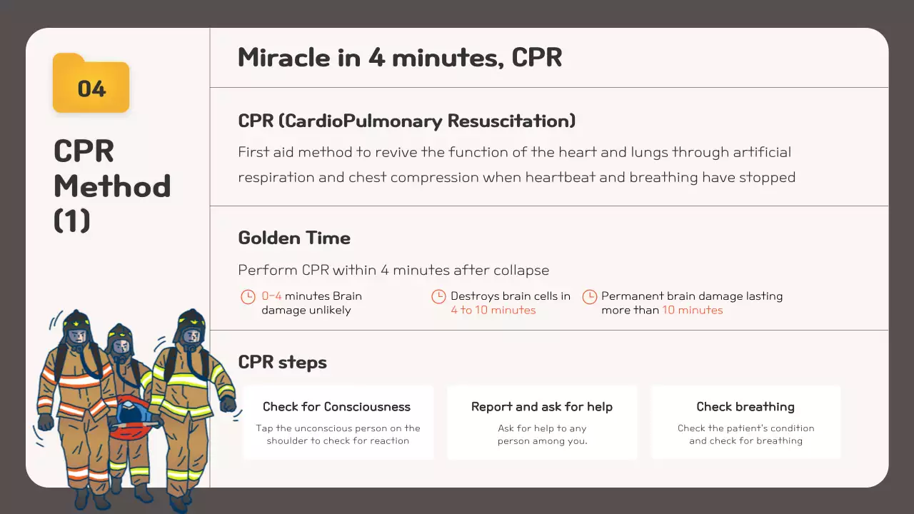 Grey Modern Fire Safety Guide Presentation