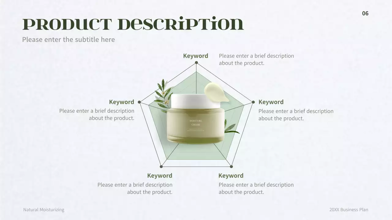 Green Clean Cosmetics Business Presentation