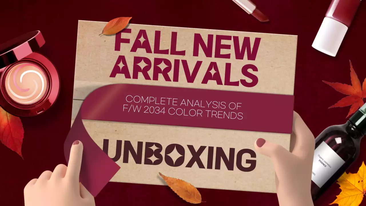 Wine Trendy Makeup Promotion YouTube Thumbnail