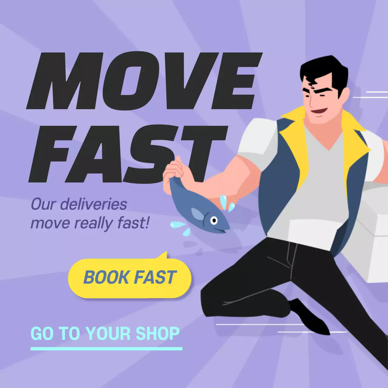 Mint Comic Delivery Promotion Instagram Post