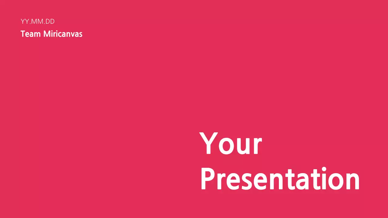 Basic Presentation