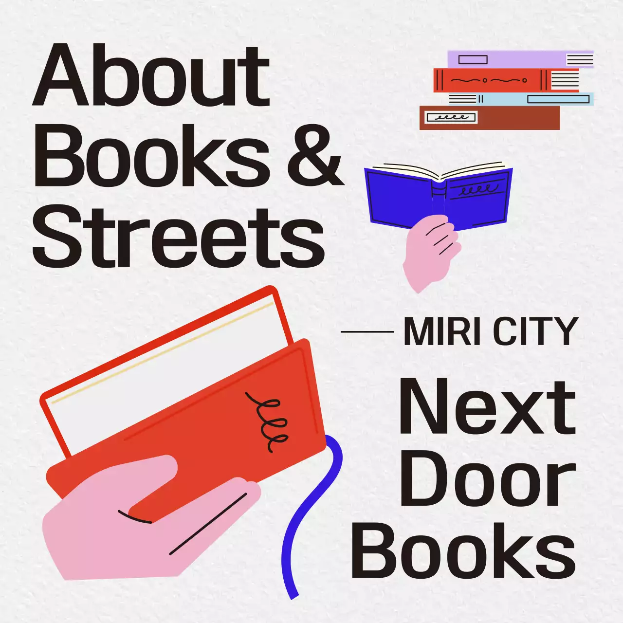 Red Simple Book 이벤트 인스타그램 캐러셀