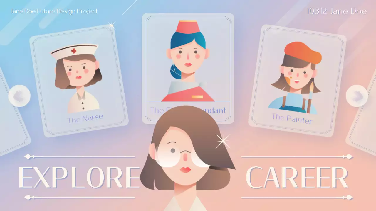 파스텔 모던 커리어 가이드 프레젠테이션