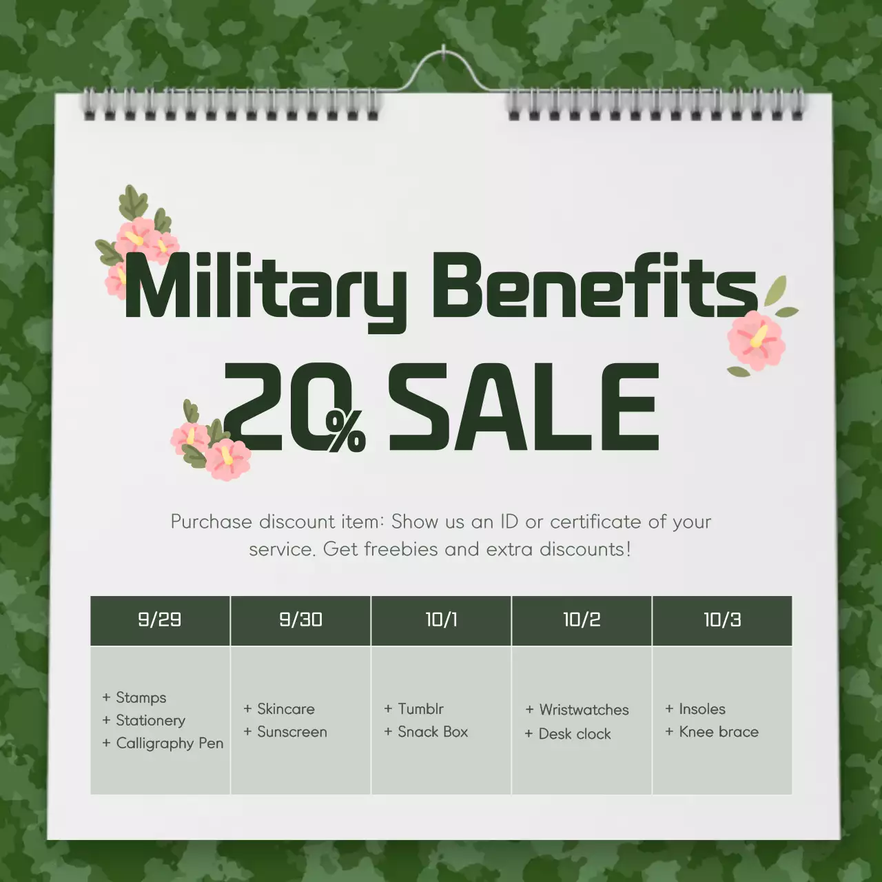 Green Modern Benefits Promotion Instagram Post