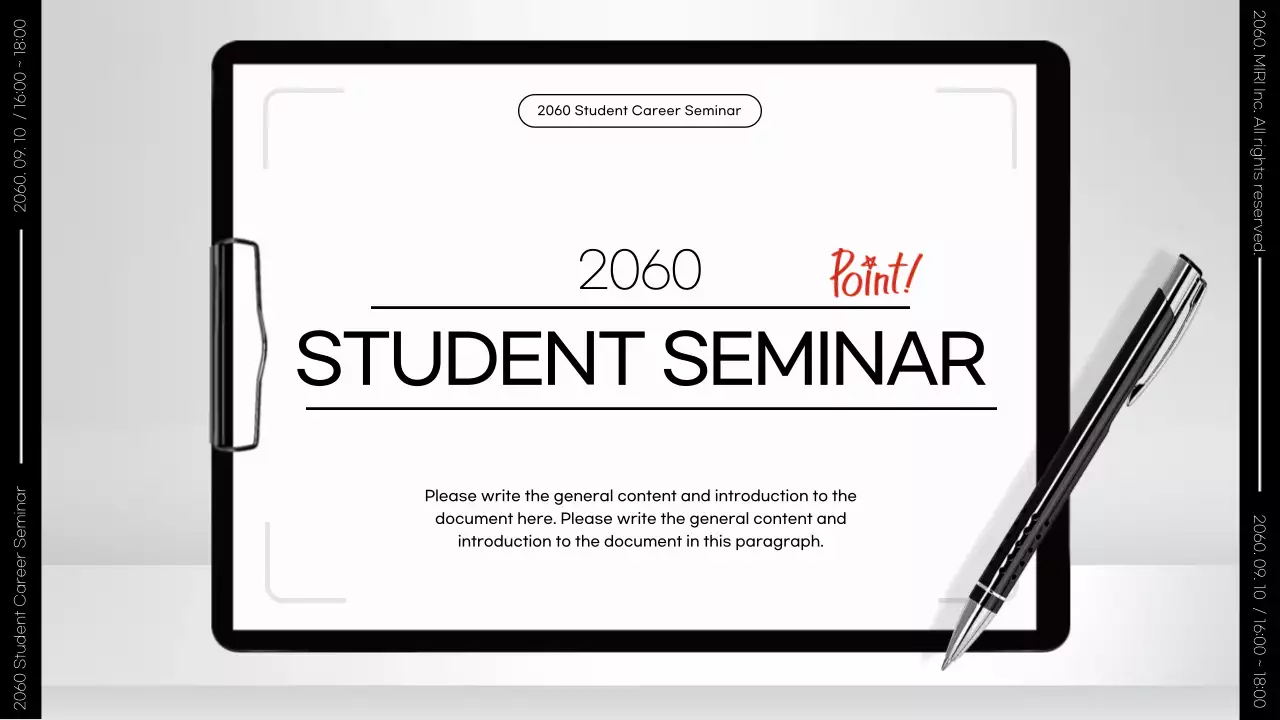 흑인 전문 직업 세미나 프레젠테이션