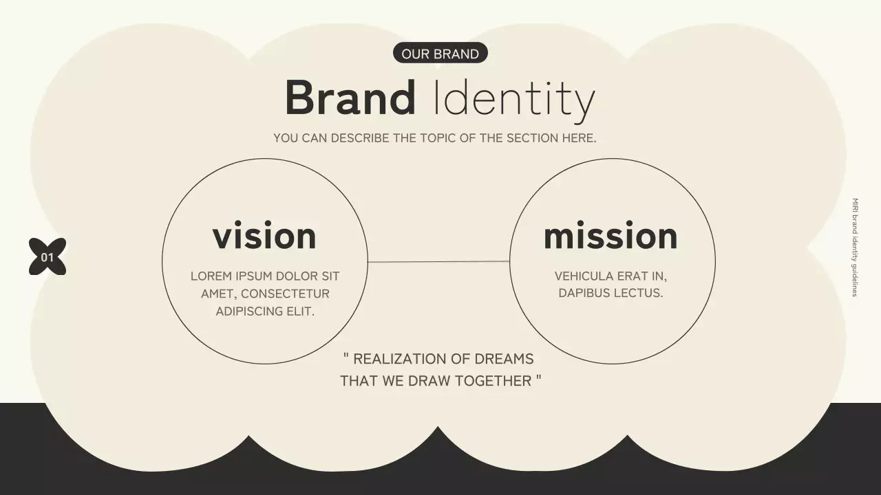 Branding your logo with trendy shapes accented with black and violet colorsRules of thumb