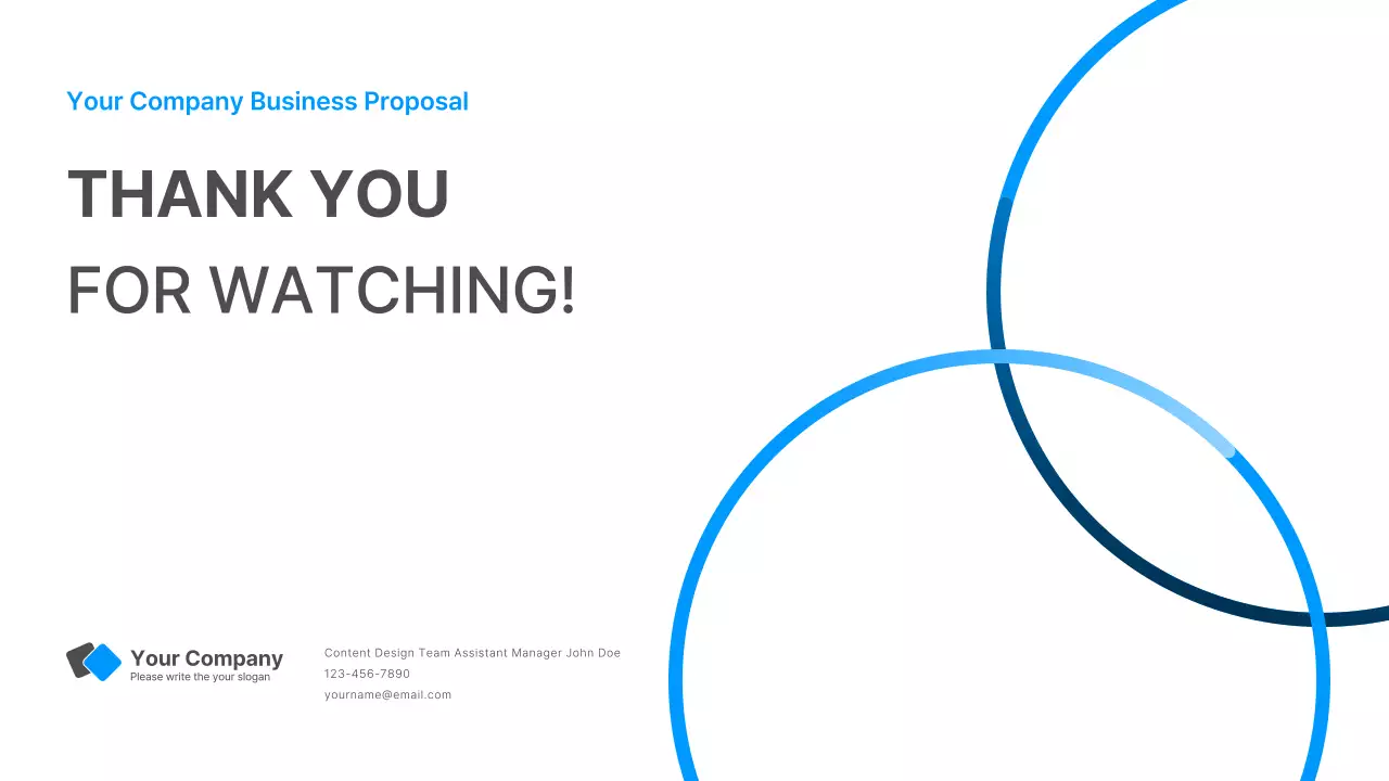 Blue Modern Business Presentation