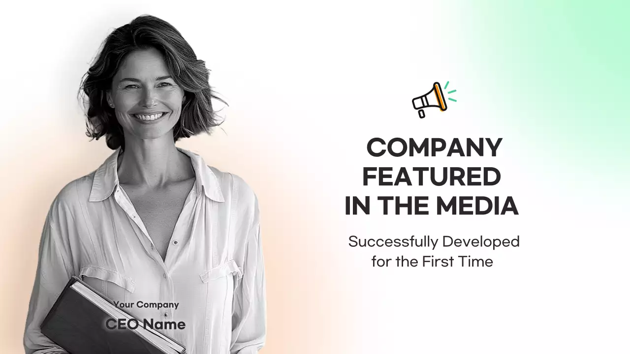 초록색 포인트의 심플한 마케팅 회사소개서