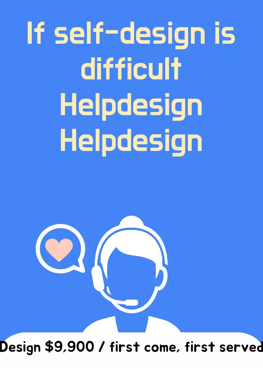 Poster Promosi Desain Modern Biru