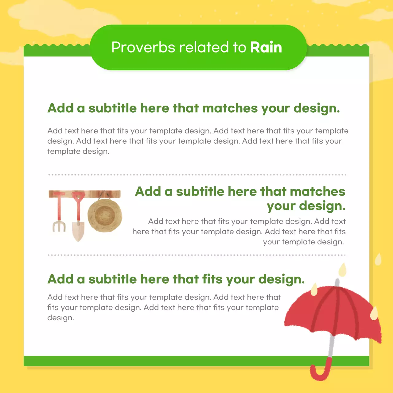 Yellow Rustic Farming Storybook Instagram Carousel