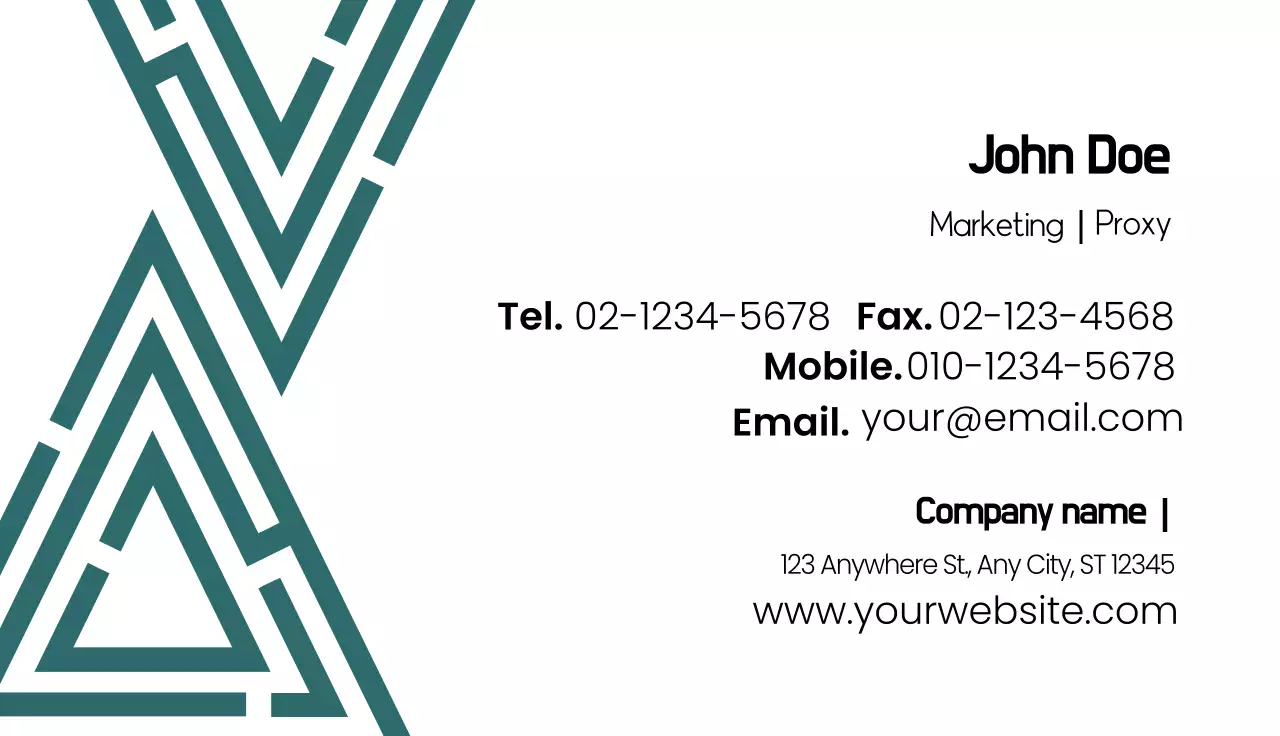 Simple business cards