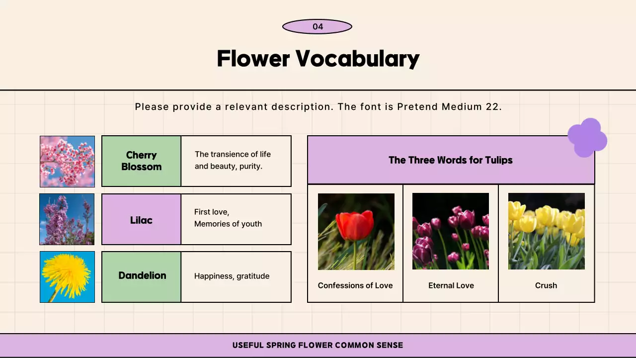 Orange Modern Spring Guide Presentation