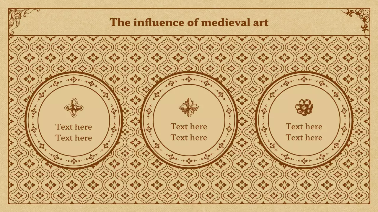 Beige Medieval Art Event Presentation