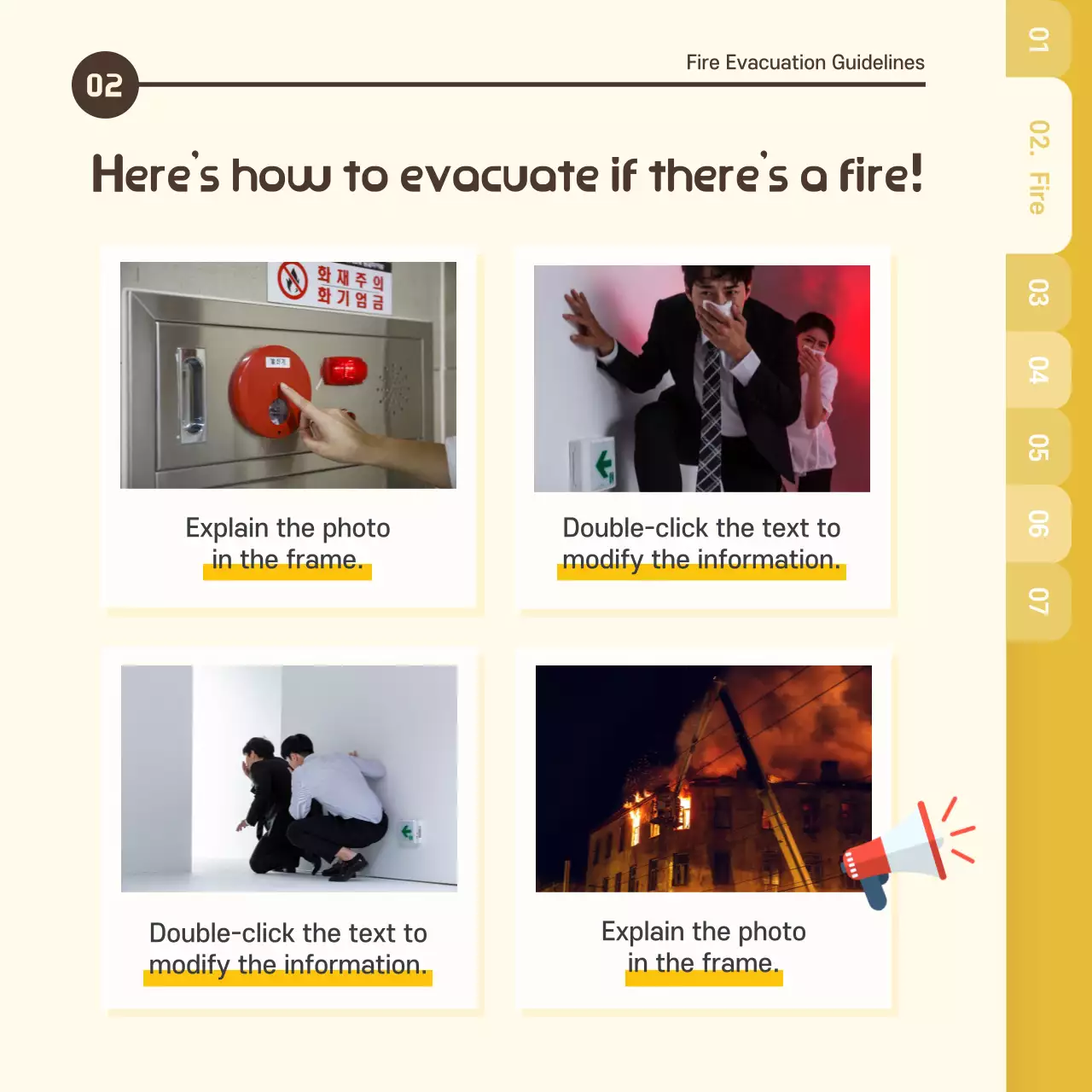 Turquoise disaster preparedness guidebook cardnews design