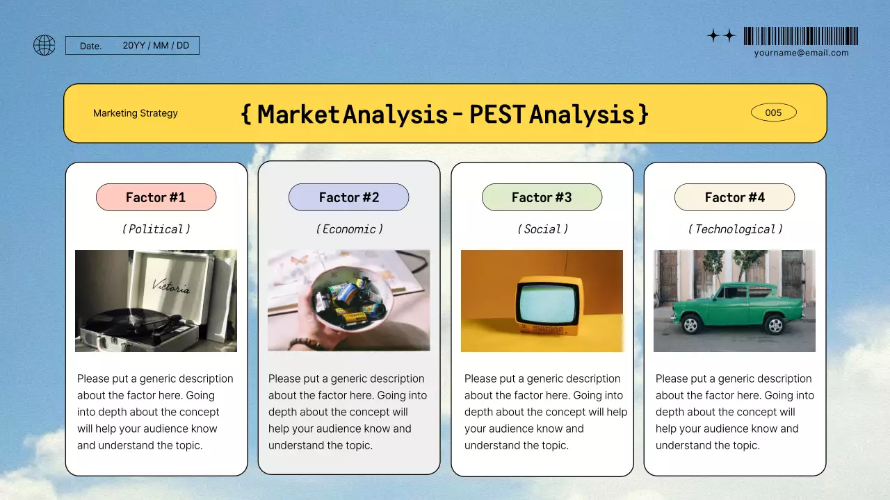 Yellow Whimsical Business Presentation