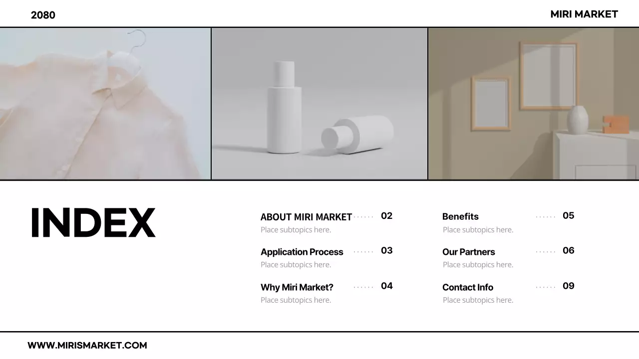 A guide to getting into the market with colorful shapes