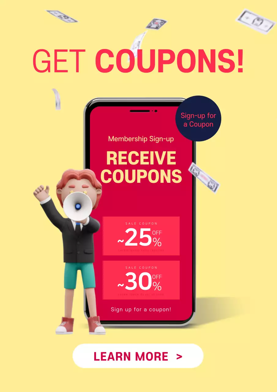 Purple Modern Payment Promotion Poster