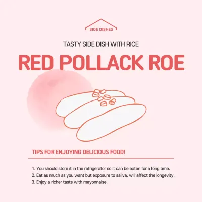 Pink Simple Food Guide Instagram Post