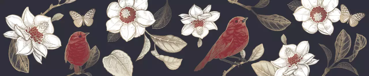 Mô hình phong cách cổ điển trong hình minh họa màu xanh hải quân đậm và vàng. 