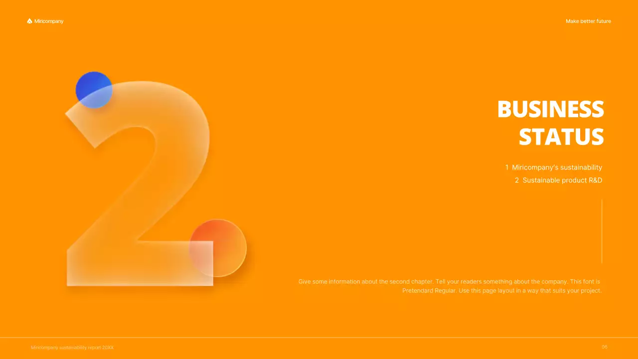 Red Modern Sustainability Report Presentation