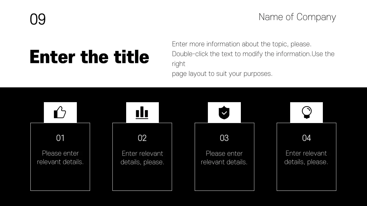 Sales business presentations