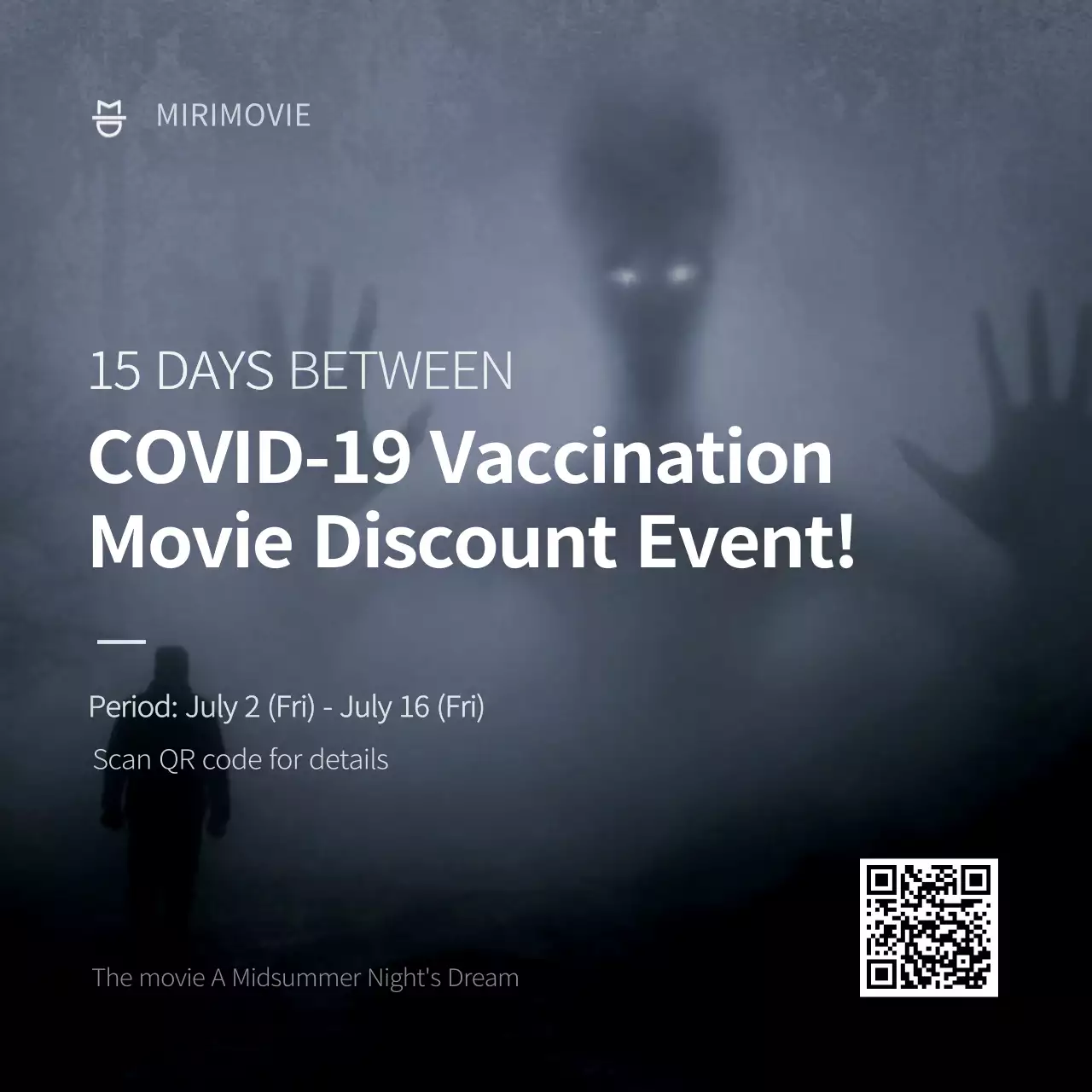 Grey Eerie Movie Promotion Social Media Post