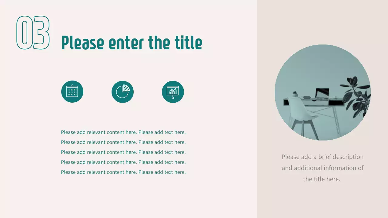 Teal Clean Business Presentation