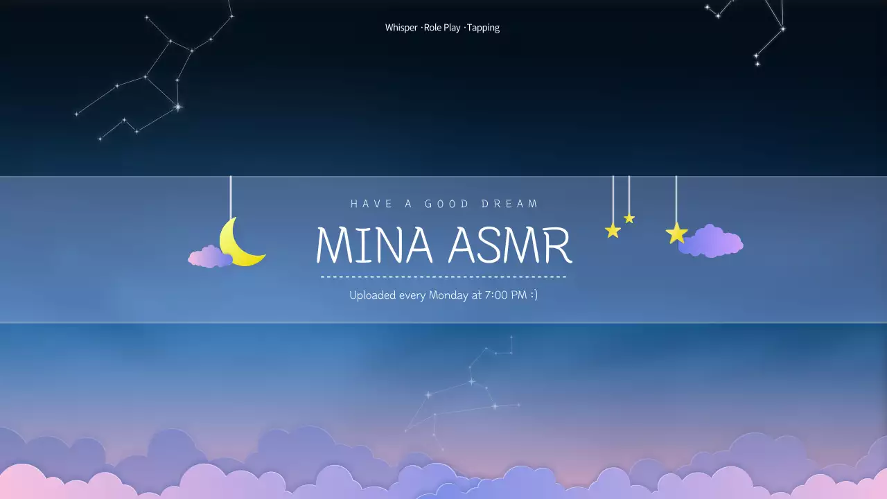 Blue Aesthetic Asmr Promotion YouTube Thumbnail