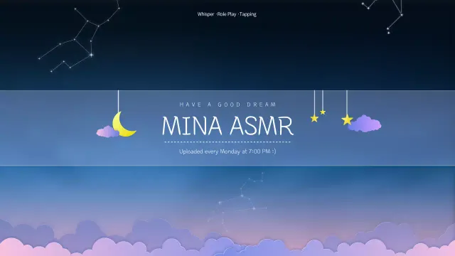 Blue Aesthetic Asmr Promotion YouTube Thumbnail